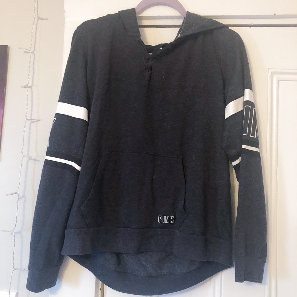 PINK grey hoodie